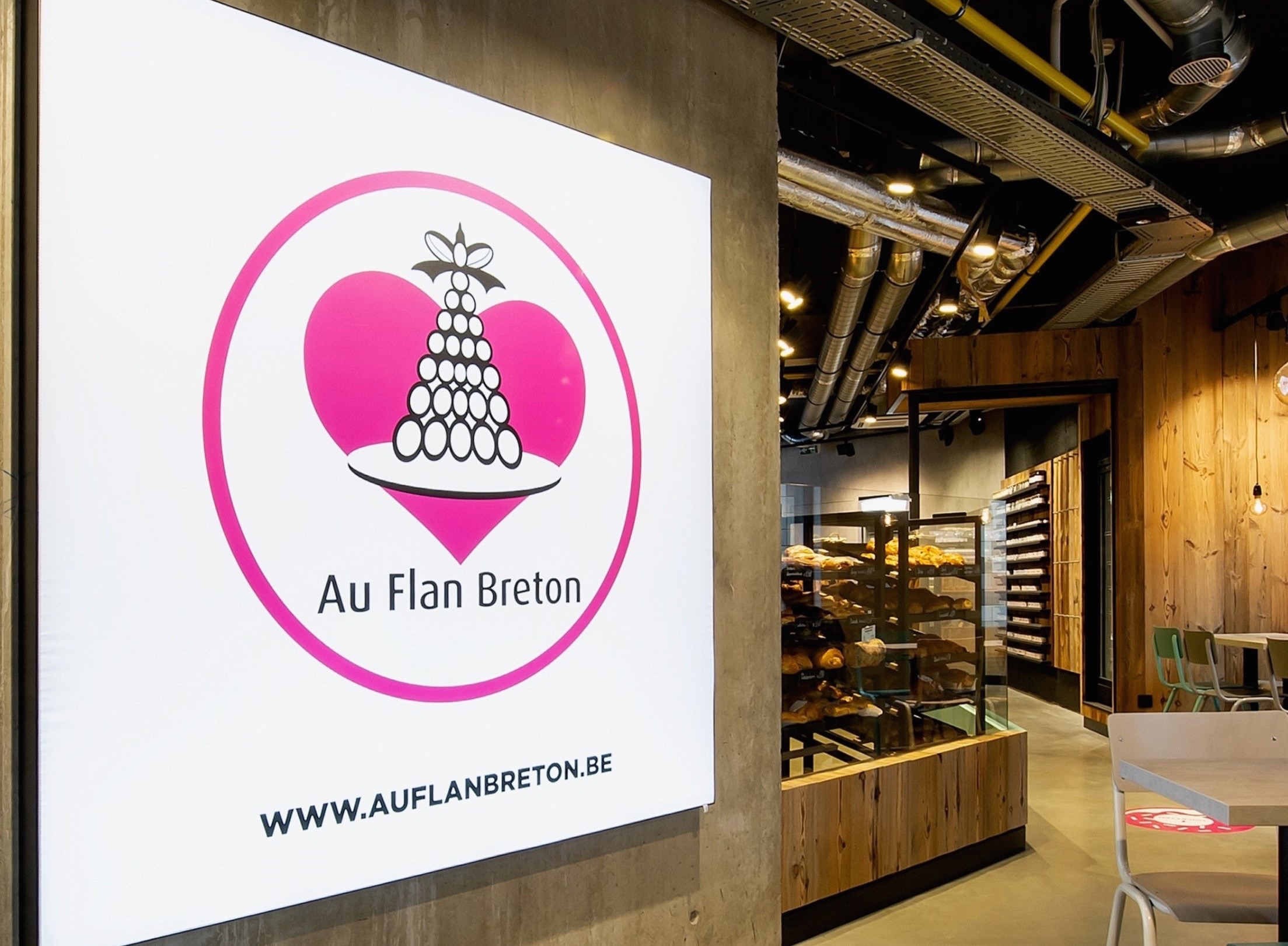 Au flan breton - Fybox - caisson lumieux